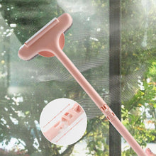 Brush 2 in 1 Mesh Cleaning Brush & Wiper with Extended Handle Window Cleaning Brush Net Cleaner,Magic Window Cleaner Brush, Window Mesh Cleaner (1 Pc) - Goyaldeal.com