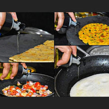 1ltr Plastic Oil Dispenser With Lid - Clear, Drip Free Spout, Controlled Use. - Goyaldeal.com