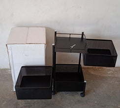 Metal High Quality Kitchen Trolley Kitchen Organizer Items and Kitchen Accessories Items for Kitchen Rack Square Design for Fruits & Vegetable Onion Storage Kitchen Trolley with Wheels (3 Layer) - Goyaldeal.com