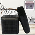 Wireless Speaker Microphone Set, RGB Light Support Memory Card PortableKaraoke Machine Perfect  for Travel TV - Goyaldeal.com