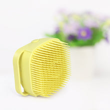 SILICONE MASSAGE BATH BODY BRUSH WITH SHAMPOO DISPENSER, SCRUBBER - Goyaldeal.com