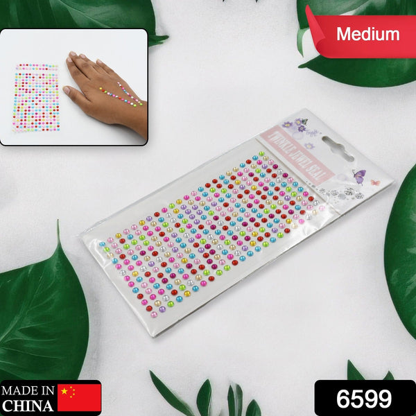 Self Adhesive Multi Size Shaped Shining Stones Crystals Stickers For Art & Craft, Mobile Phone Decoration, Jewelery Making, School Projects, Creative Work - Goyaldeal.com