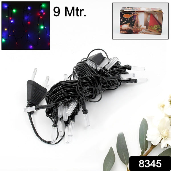 9Mtr Home Decoration Diwali & Wedding LED Christmas String Light Indoor and Outdoor Light ,Festival Decoration Led String Light, Multi-Color Light (36L 9 Mtr) - Goyaldeal.com