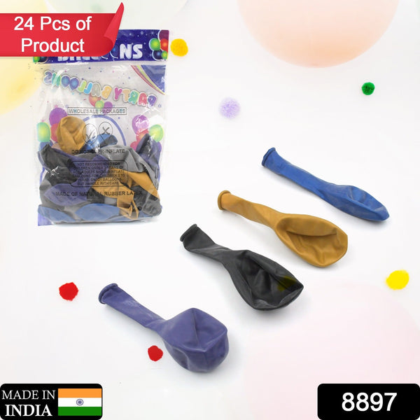 Balloons Kinds of Latex Balloons for Birthday / Anniversary / Valentine's / Wedding / Engagement Party Decoration Birthday Decoration Items for Kids Multicolor (24 Pcs Set) - Goyaldeal.com