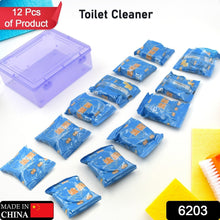 Blue Bubble Toilet Bowring Toilets, Toilet Cleaners Powerful Decontamination Durable Bathroom (12pc) - Goyaldeal.com