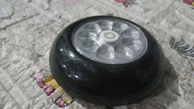 9 LED Touch Light Closet Light Battery Powered Stick-on Anywhere Puck Lights with New Strong Adhesive for Cabinet, Stair, Bedroom, Kitchen Night Light Stick Tap Night ( Battery Not Included / 1 Pc ) - Goyaldeal.com