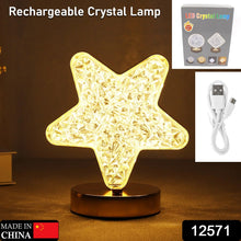 Star Crystal Diamond Touch Lamp – USB Rechargeable, 3-Way Dimmable - Goyaldeal.com