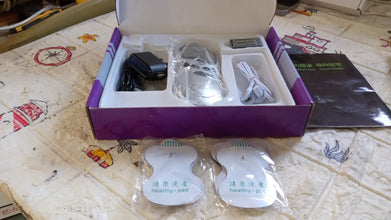 Multifunctional Massager, Health Care Digital Chinese Meridian Tens Therapy Massager Relax Body Muscle Acupuncture Machine 4 Electrode Pads & Charger Adapter and Cable, Physiotherapy, Electric Digital Therapy neck back Mane Massage - Goyaldeal.com