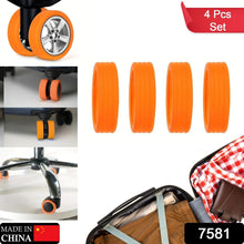 Silicone Suitcase Wheel Covers – Noise Reduction & Protection (4 Pc Set) - Goyaldeal.com