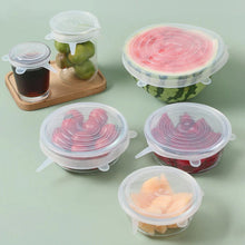Silicone Stretch Lids, Microwave & Freezer Safe Food Covers (6 Pcs Set /95 Gm ) - Goyaldeal.com