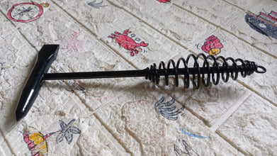 Welding Slag Removal Hammer with Coil Spring Handle | Heavy Duty Chipping Tool for Slag & Spatter Cleaning (1 Pc) - Goyaldeal.com