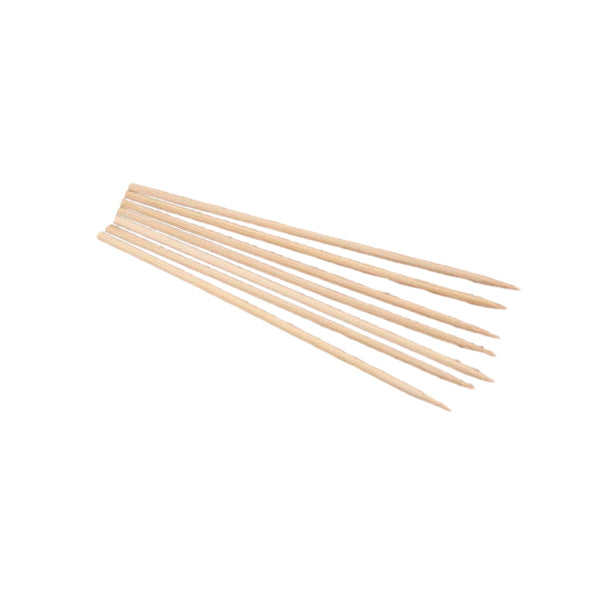 Camping Wooden Color Bamboo BBQ Skewers Barbecue Shish Kabob Sticks Fruit Kebab Meat Party Fountain Bamboo BBQ Sticks Skewers Wooden (30cm) - Goyaldeal.com