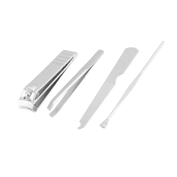 4-in-1 Nail Clipper Kit: Stainless Steel Tools, Manicure Set (Travel Case) - Goyaldeal.com