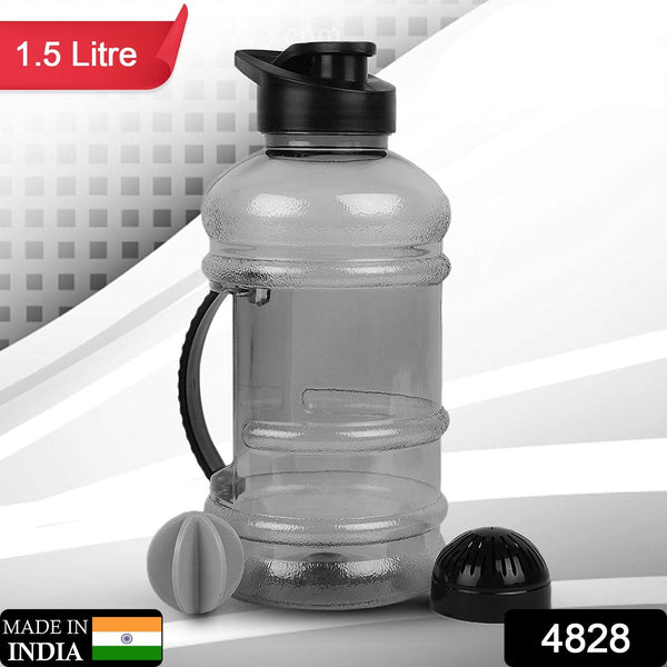 Sports Gym 1.5 Liters Gallon Water Bottle with Mixer and Strainer - Goyaldeal.com
