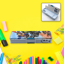 Double Sided Magnetic Geometry Box, Pencil Box with Calculator and Sharpener for Boys Art Plastic Pencil Box  for Girls and Boys - Goyaldeal.com