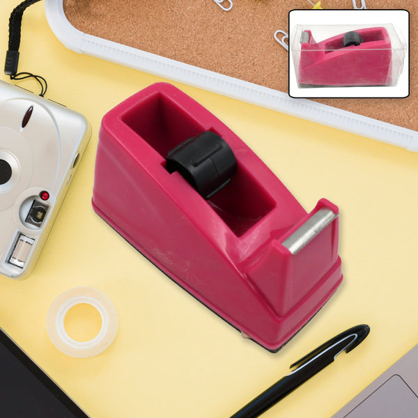 Plastic Tape Dispenser & Cutter for Home, Office & School  (1 pc / B Grade) - Goyaldeal.com