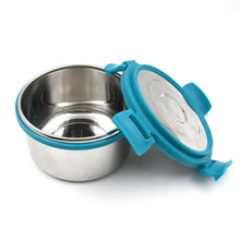 Miracle Solo round Lunch box High Grade Stainless Steel Double Wall Insulated 300ML Food Container 4 Lock Clip Leak Proof Lid, Best Return Gift for Any Occasion (1 Pc) - Goyaldeal.com