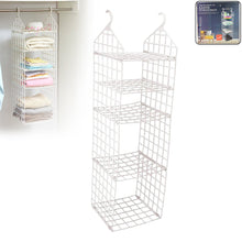 MULTIPURPOSE 5 LAYER FOLDING CLOTHES STORAGE RACKS||CLOSET FOR STUDENTS WARDROBE SHELVES SOCKS, SCARF, T-SHIRT, ETC||HANGING ORGANIZER STORAGE HOLDERS & RACKS - Goyaldeal.com