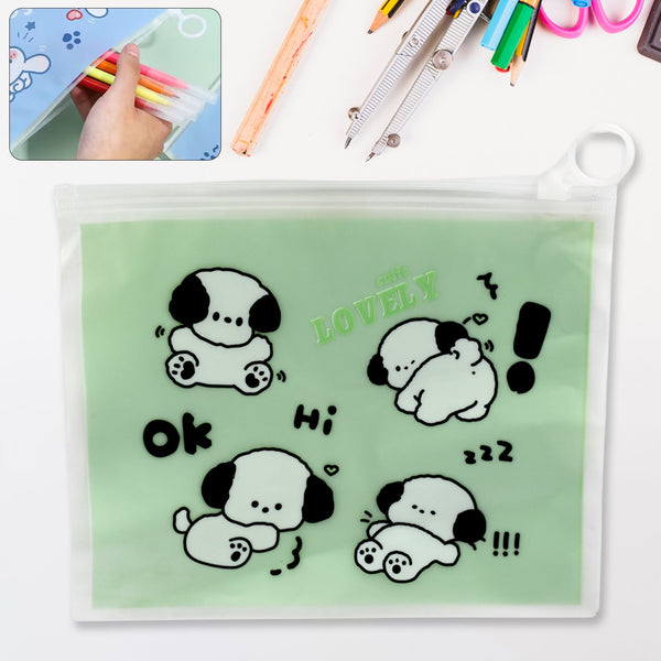 Reusable Multipurpose Pouch Pen Stationary Case Travel, Boys & Girls Pouch with Zip for Travel, School, Stationary (1 Pc/ Mix Design) - Goyaldeal.com