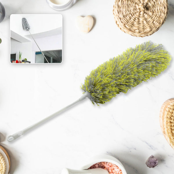 Long Handle Microfiber Duster – Extendable & Washable Cleaning Tool for Home, Car & Office (62cm) - Goyaldeal.com
