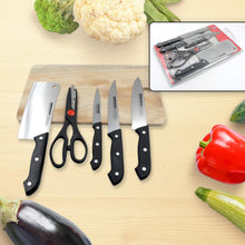 Stainless Steel 6 Piece Kitchen Knife Knives Set For Home Restaurant - Goyaldeal.com