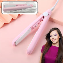 Beauty and Personal Care Professional Ceramic Plate Mini Hair Styler Straightener and Curler - Goyaldeal.com