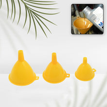 Multipurpose Funnel 3 Size Small , Medium & Big Plastic Funnel For kitchen and laboratory Use (3 Pc Set) - Goyaldeal.com