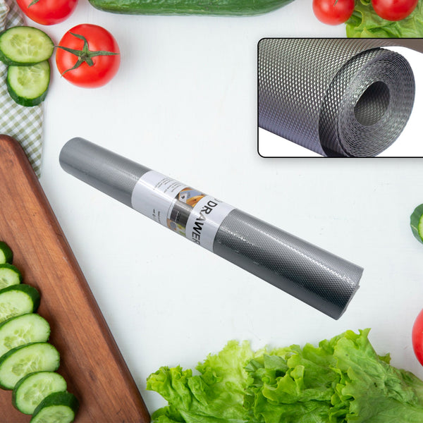 Multipurpose Anti-Slip Mat Liner Roll - 45cmx5m for Kitchen, Bathroom, Cabinet, Drawer, Shelf & Fridge - Goyaldeal.com