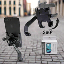 Full Metal Body Bike & Scooty 360 Degree Rotating Mobile Holder Stand for Bicycle, Motorcycle, Scooty for Maps and GPS Navigation Fits All Smartphones (1 Pc) - Goyaldeal.com