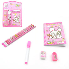 Kids' Stationery Kit: Wooden Pencils, Sharpener, Eraser, Diary (8 Pc Set) - Goyaldeal.com