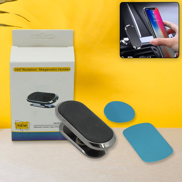 Magnetic Phone Mount/Holder for Car, Super Strong Magnet Universal Car Mount, Dashboard 360° Rotation for Car, Desk, Office, Home & Kitchen for All Smart phones (1 Pc) - Goyaldeal.com