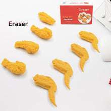 Cute Chicken Wing & Leg Erasers for Kids & Students (8 Pc Set) - Goyaldeal.com
