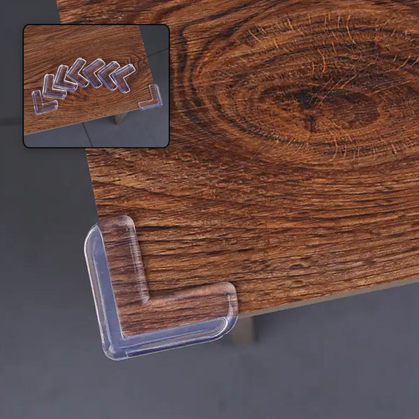 Corner Protector Baby Safety Protectors for Furniture Against Sharp Corners Table Corner Guard Baby Proofing Corner Guards Corner Protectors High Resistant Adhesive (200 Pc Set) - Goyaldeal.com