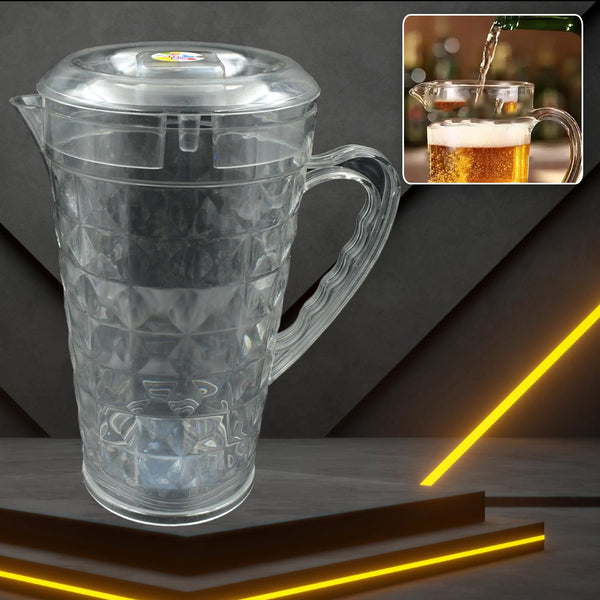 Mocktail Pet Jug  Plastic Jug With lid, Drinking Beverage Jag, Transparent Tableware  Reusable BPA Free, Plastic Water jug for Home use, Perfect for Home, Restaurants - Goyaldeal.com