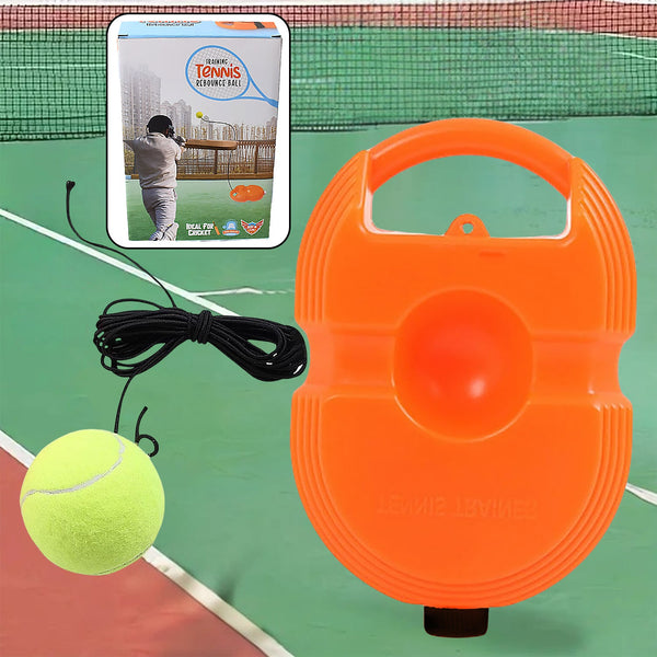 Tennis Trainer Rebound Ball with String, Convenient Tennis Training Gear, Tennis Practice Device Base for Kids Adults - Goyaldeal.com
