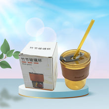 Glass Coffee Mug with Straw & Lid: Perfect for Home & Travel - Goyaldeal.com