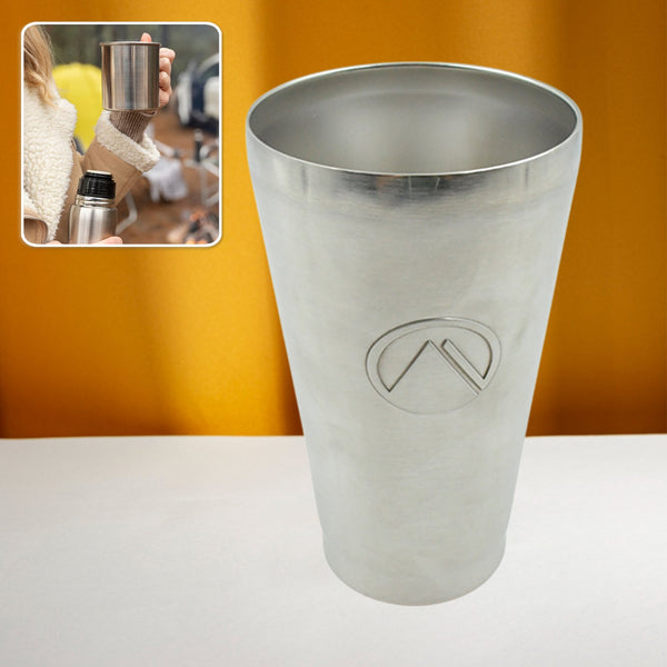 Stainless Steel Vacuum Insulated Travel Mug – Unbreakable Reusable Drinking Glass for Home & Office (1 Pc) - Goyaldeal.com