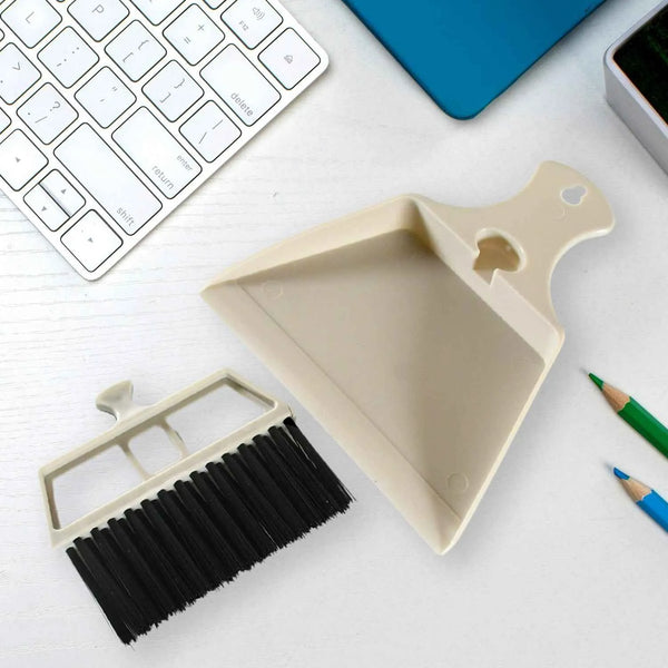 Dustpan Supdi with Brush, Dustpan For Car Office Desk, Wardrobe, Dinning Table, laptop, Keyboard Cleaning, Multipurpose Cleaning , Supdi