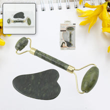 Jade Roller & Gua Sha Set – Natural Face Massager for Anti-Aging, Glowing Skin & Face Shaping (1 Pc) - Goyaldeal.com