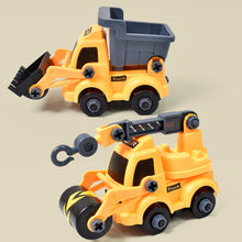 Engineering Vehicles Nut Assembly Toy – DIY Vehicle Model Set for Kids, Simulation Car Construction Toy (2 Pc Set) - Goyaldeal.com
