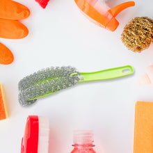 Wire Kitchen Washing Brush, Plastic Small Brush, Cleaning Brush, Bend Handle Pot Washing Brush (2 Pc) - Goyaldeal.com