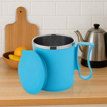 300ml Stainless Steel Mug: Insulated, Leakproof Lid, Hot/Cold Drinks (Mix Color) - Goyaldeal.com