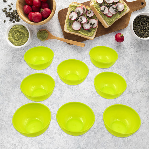Multipurpose Small Round Plastic Bowl / Katori, Microwave Safe Reusable Lightweight Bowl, Dishwasher Safe Chutney Bowl (8 Pcs Set) - Goyaldeal.com