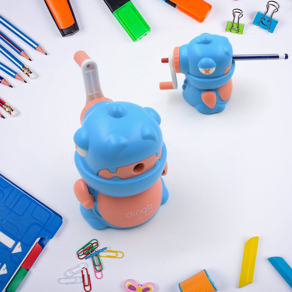 Sharpener for Pencil with Removable Tray Hardiness Steel Cutter, Kids Teddy Shaped Pencil Sharpener Machine, Birthday Return Gift Stationary Gifts - Goyaldeal.com