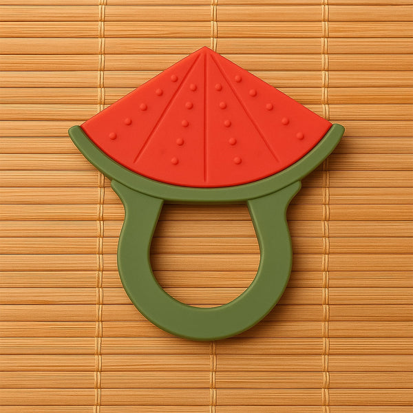 Baby Silicone Teether (1 Pc): Food Grade, Non-Toxic, Teething Relief (3 Months+) - Goyaldeal.com