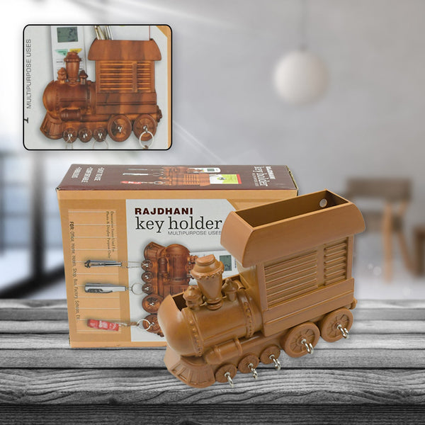 Train Key Holder (Plastic): Wall Mount, Decorative (1 Pc) - Goyaldeal.com