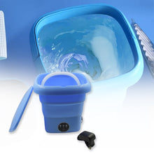 Mini Washing Machine Foldable Mini Washer with Drain Basket Portable Washing Machine Foldable for Laundry Travel Camping RV Baby Clothes - Goyaldeal.com