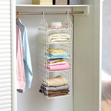 MULTIPURPOSE 5 LAYER FOLDING CLOTHES STORAGE RACKS||CLOSET FOR STUDENTS WARDROBE SHELVES SOCKS, SCARF, T-SHIRT, ETC||HANGING ORGANIZER STORAGE HOLDERS & RACKS - Goyaldeal.com