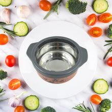 Casserole Box for Food Searving Inner Steel Insulated Casserole Hot Pot Flowers Printed Chapati Box for Roti Kitchen (Approx 2500 ml) - Goyaldeal.com