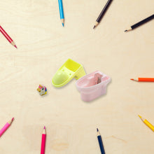 Fun & Functional! Toilet Sharpener with Eraser (2 Pc Set) - Goyaldeal.com